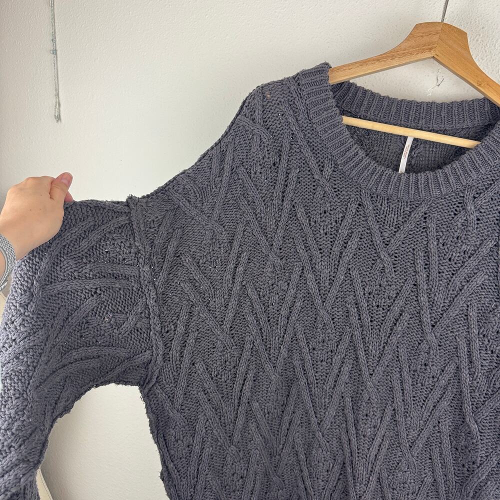 Free People Isla Cable Knit Sweater - Picture 3 of 7